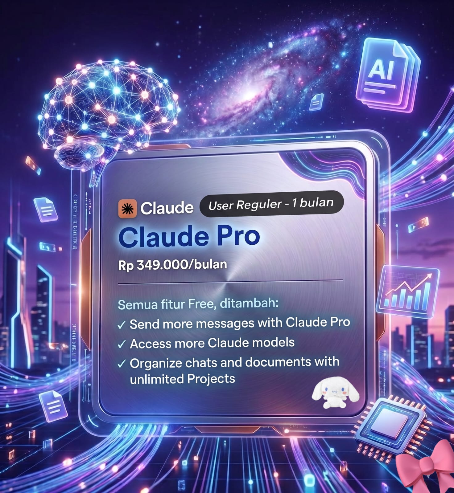 Maksimalkan Produktivitas dengan Claude Pro: Skema Patungan Transparan di Barengin Store