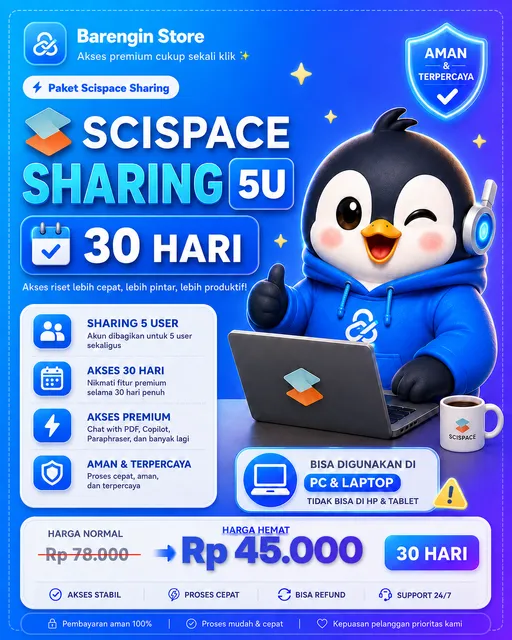 SciSpace Sharing 5U  30 Hari
