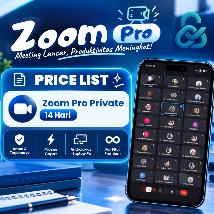Zoom Pro Private 14 Hari